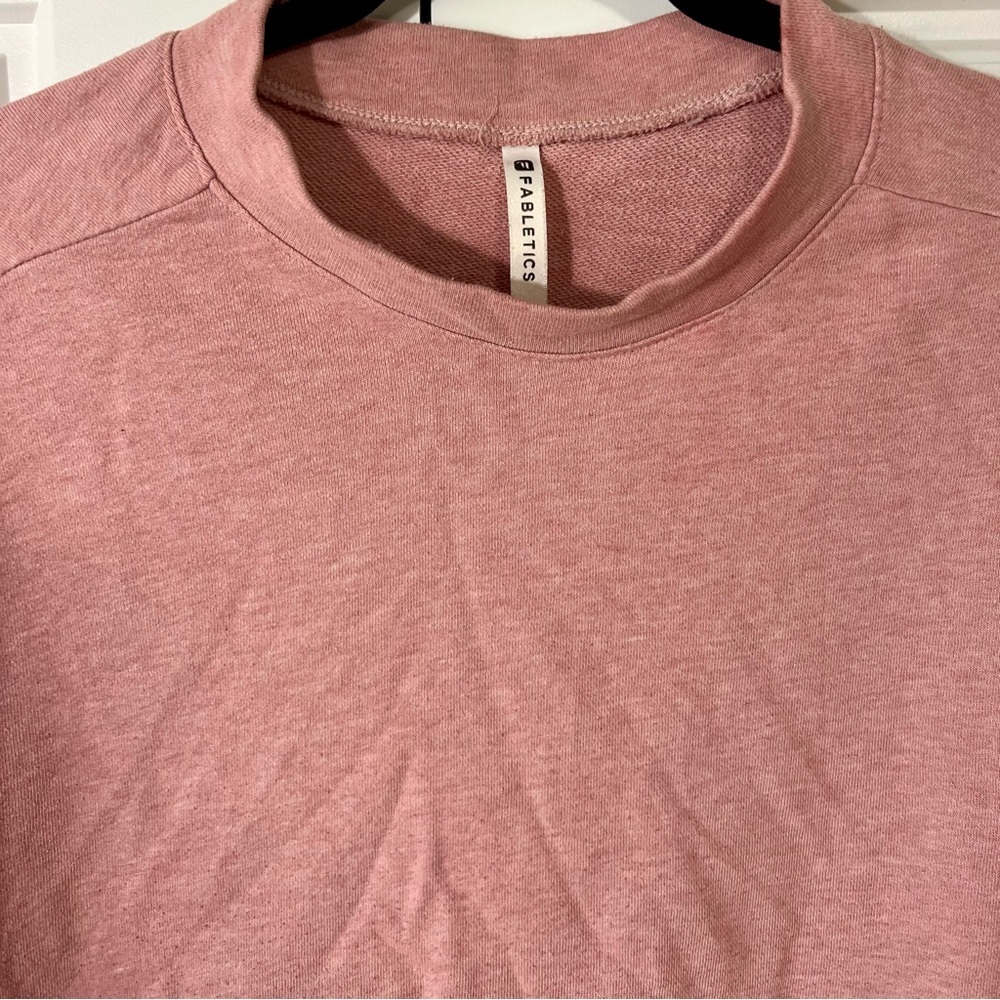 Fabletics Cropped Pullover Sweatshirt Long Sleeve… - image 3